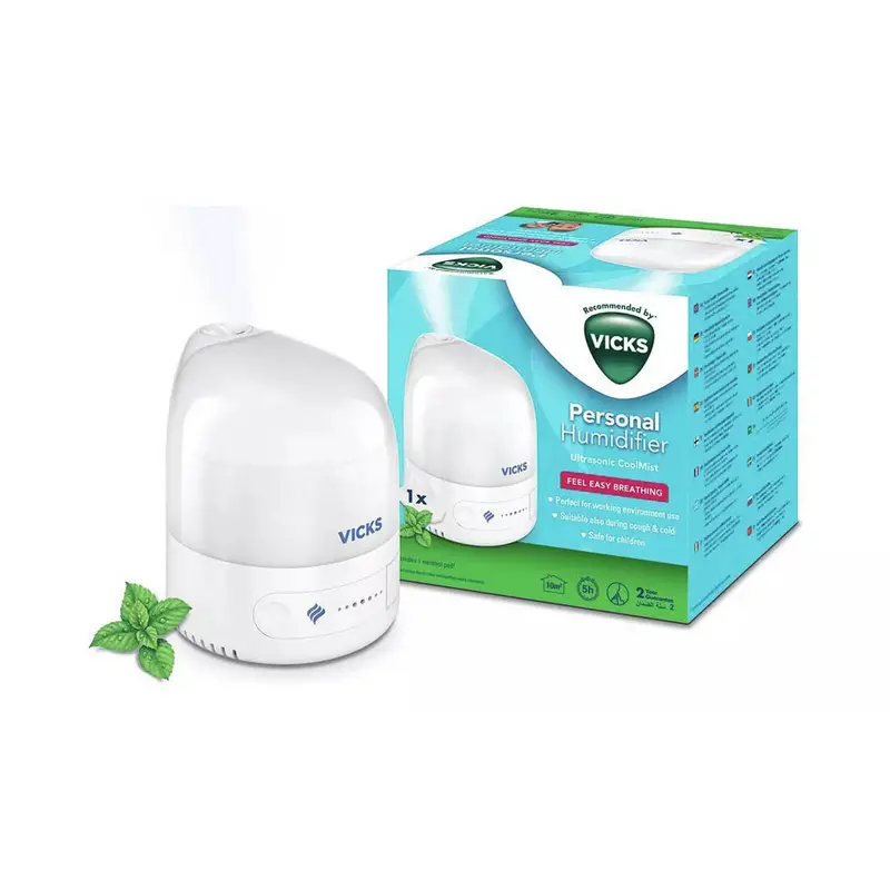 Vicks Vul510E1 Ultrasonic Cool Mist Humidifier – Quiet, Compact, 0.7L Capacity 1