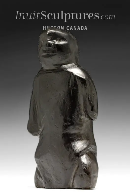 Vintage 7-Inch Eskimo Figure By Tuna Iqulik — 'Days Gone By' (Curator'S Choice) 1