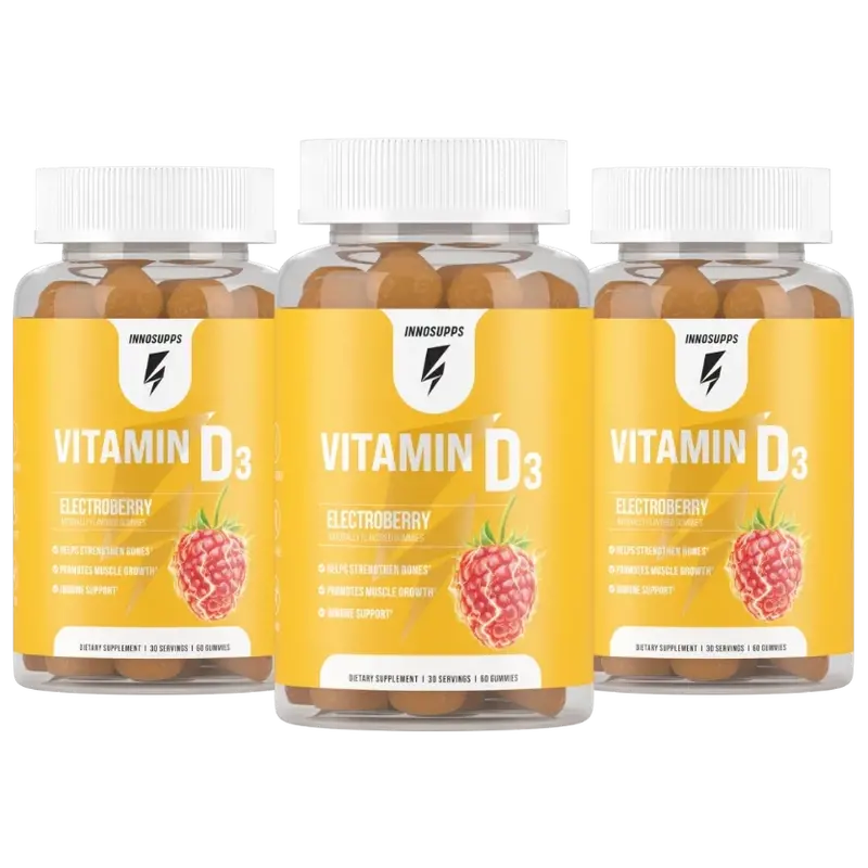 Vitamin D3 Gummies – 3-Bottle Pack 1