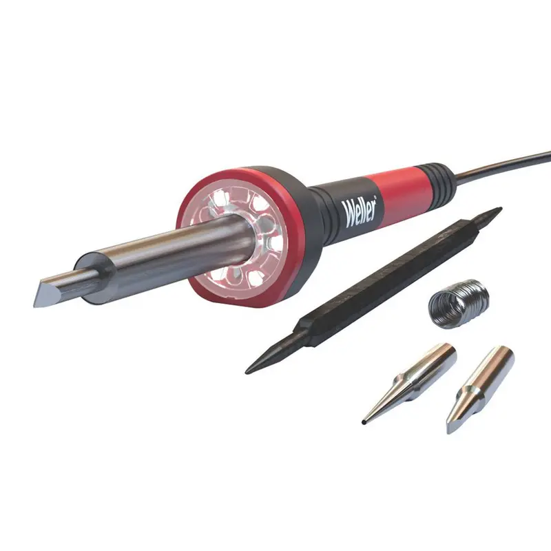 Weller Electric Soldering Iron Kit – Led Display, Electrolytic Copper Tip, Flat Pointed Style 1