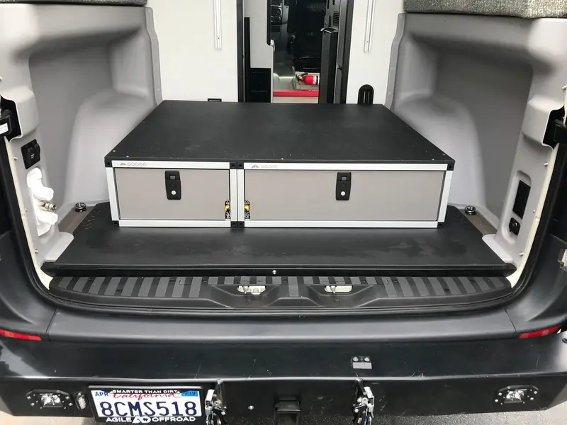 Winnebago Revel (2017–2020) Side-By-Side Base Drawer System 1