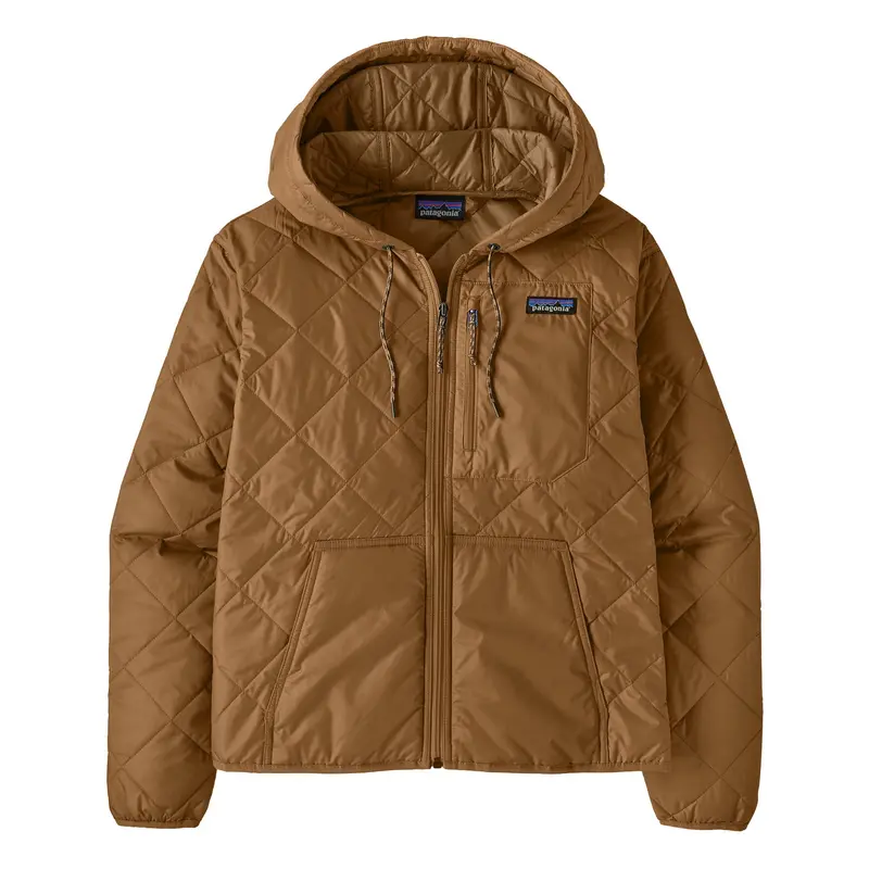 Women'S Diamond-Quilted Bomber Hoodie 1