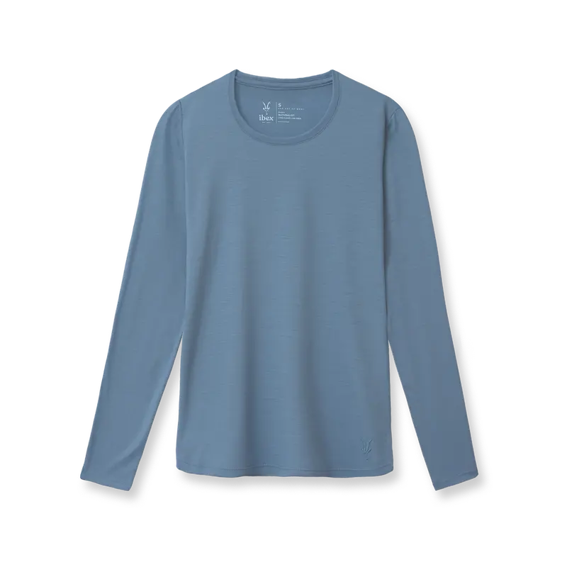 Women'S Naturalist Lightweight Long Sleeve Low Crew 1