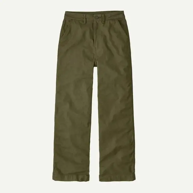 Women'S Point Reyes Canvas Wide-Leg Trousers 1