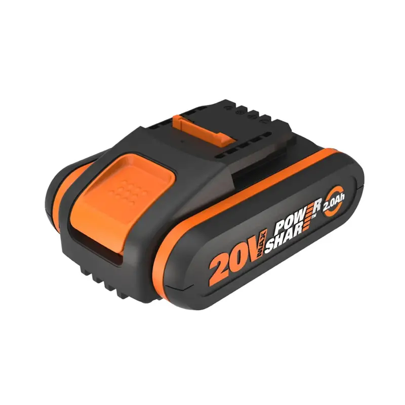 Worx Powershare 20V Li-Ion Battery – 2.0Ah Compact Replacement With Charge Indicator 1