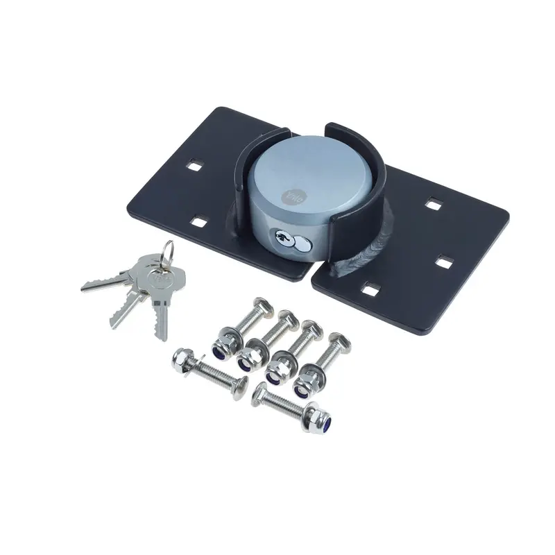 Yale Heavy-Duty Van Hasp Lock – Hardened Steel, Weatherproof & Corrosion-Resistant Security Latch 1