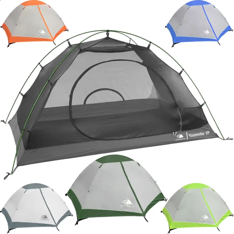 Yosemite 1-Person Backpacking Tent – Includes Integrated Footprint For Trail-Ready Setup 1