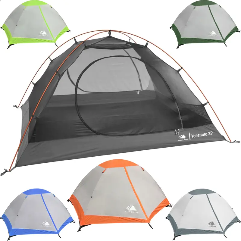 Yosemite 2-Person Backpacking Tent – Lightweight Shelter With Included Ground Cloth 1