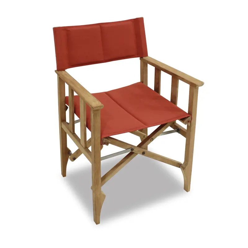 Zircon Teak Solid Wood Red Armchair For Outdoor Or Indoor Use 1
